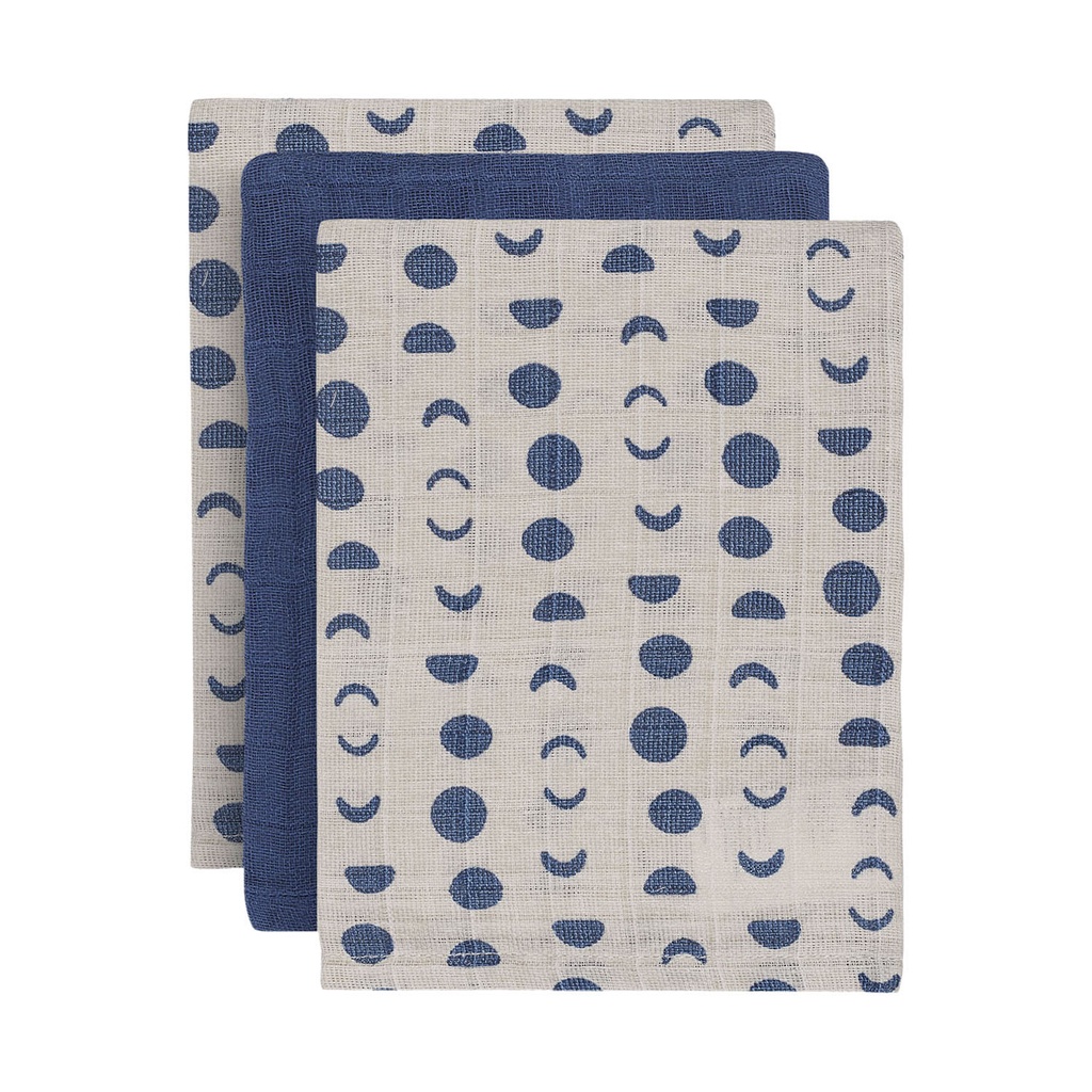 Jollein Moonlight hydrophilic wash cloth 3pac