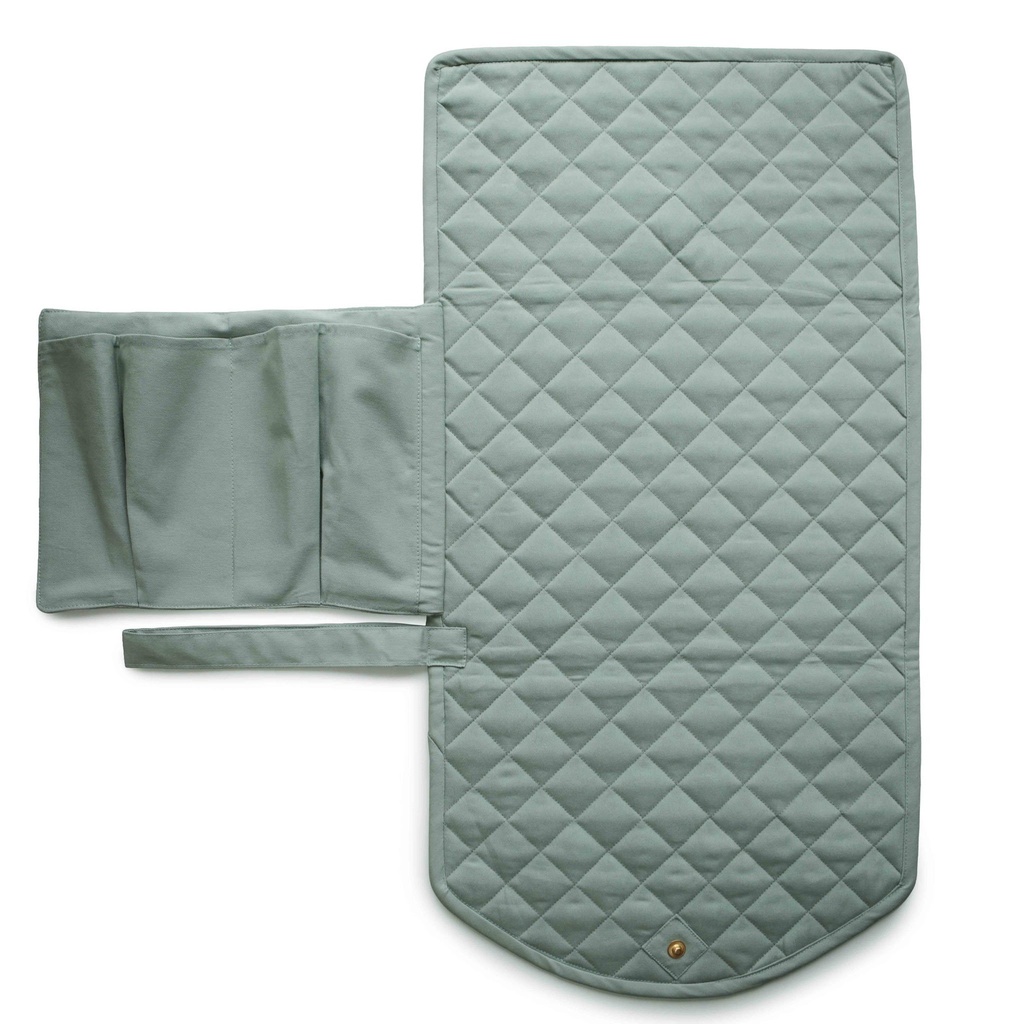 Mushie Portable Changing Pad - Roman Green