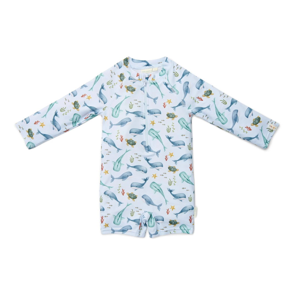 Little Dutch Swimsuit Long Sleeve Ocean Sea Life multicolour 2-6m