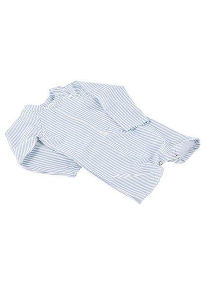 Swim Essentials Swimsuit Blue White Stripes 86/92