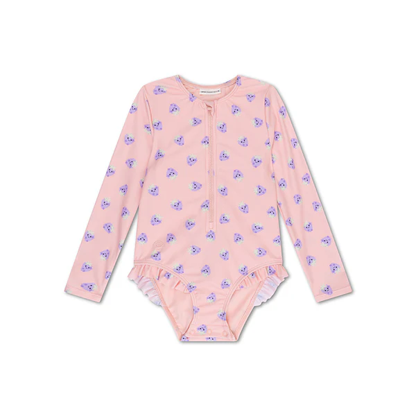 Swim Essentials Swimsuit long sleeve Blackberry 110/116cm