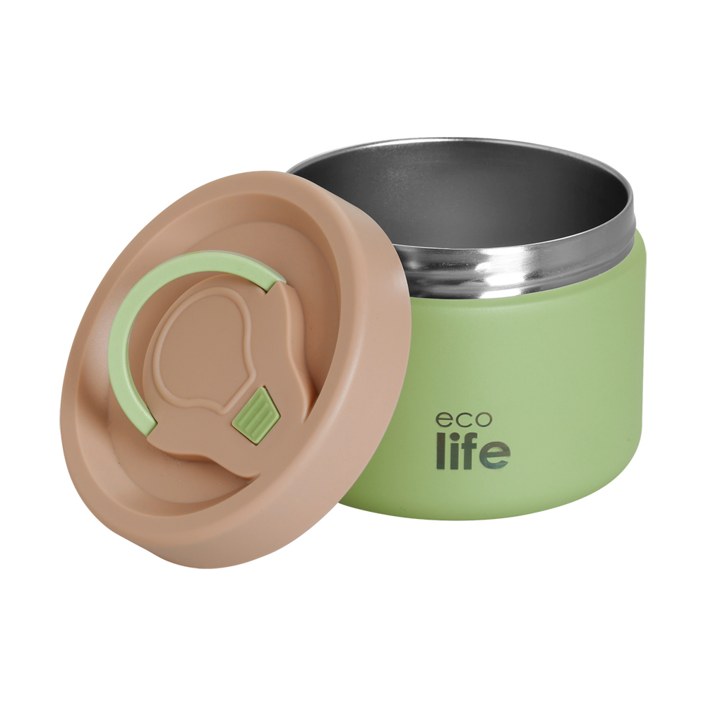 Eco Life Deli Food Jar 650ml Green