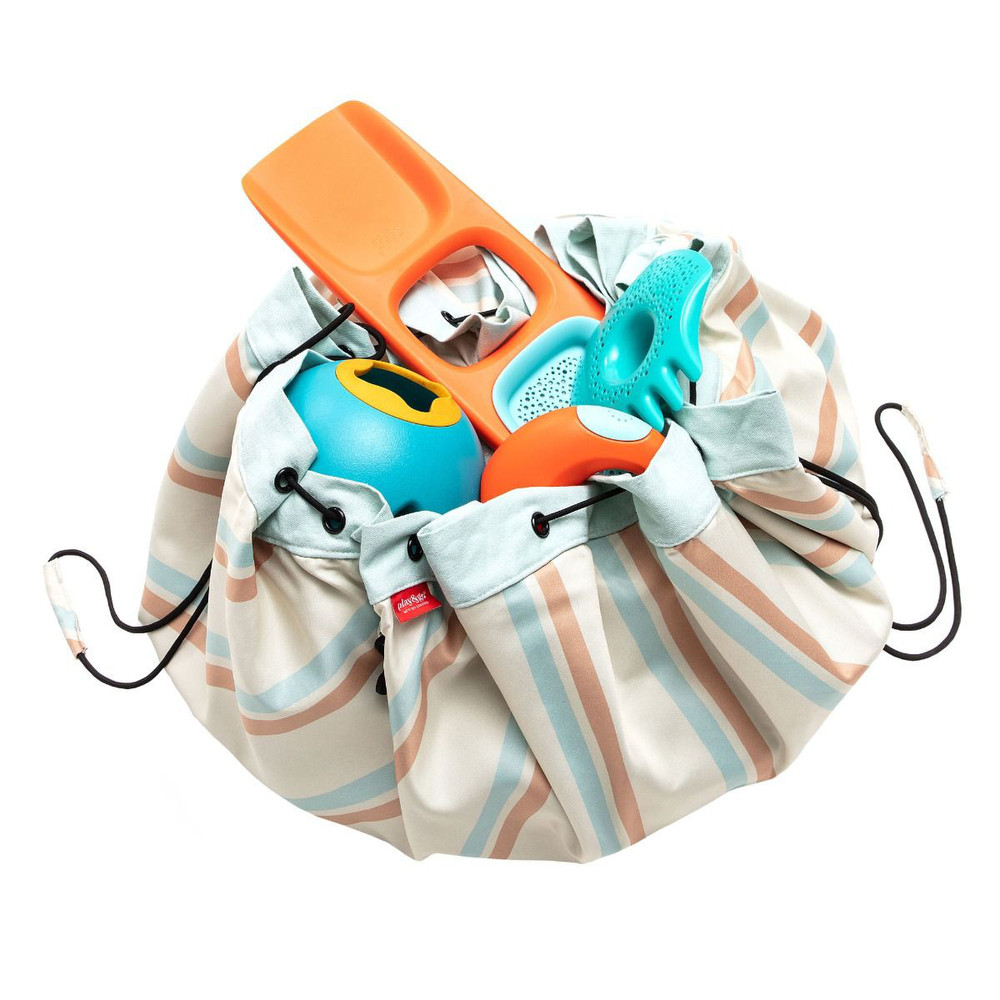 Play & Go Playmat Outdoor Blue Stripes 