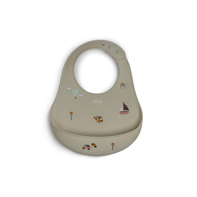 Citron Silicone Bib Vehicles 