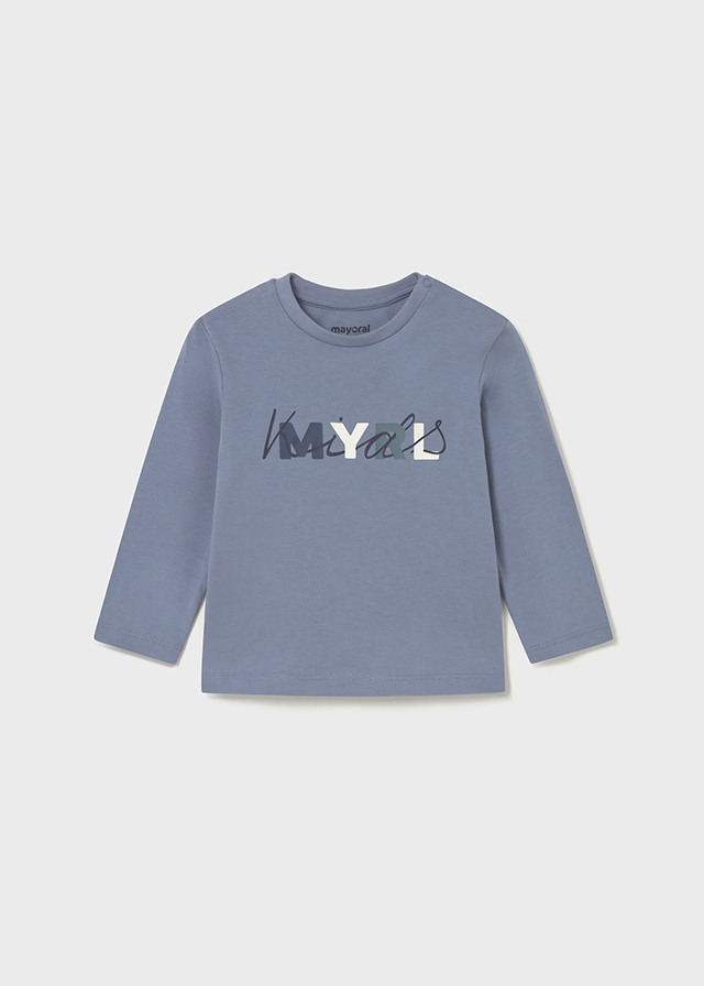 Mayoral Long Sleeve basic t-shirt - Iceberg