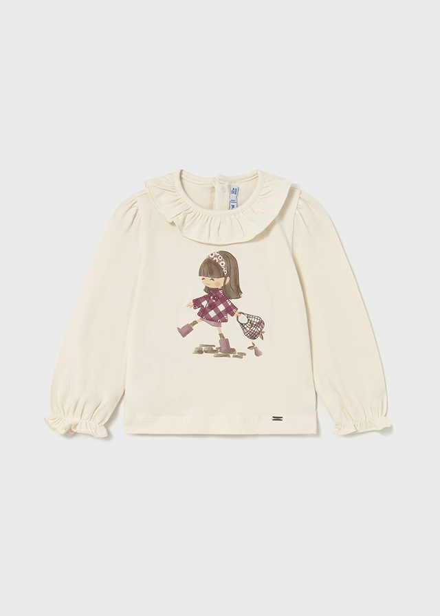 Mayoral Long Sleeve t-shirt - Macchiato 2076