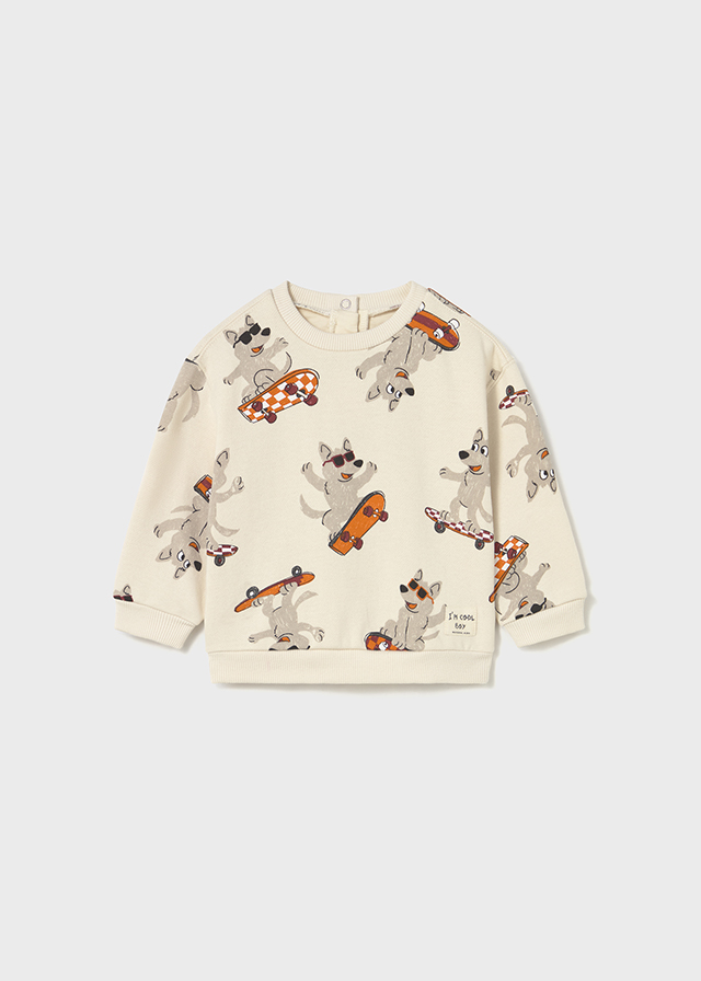 Mayoral Printed pullover - Mushroom