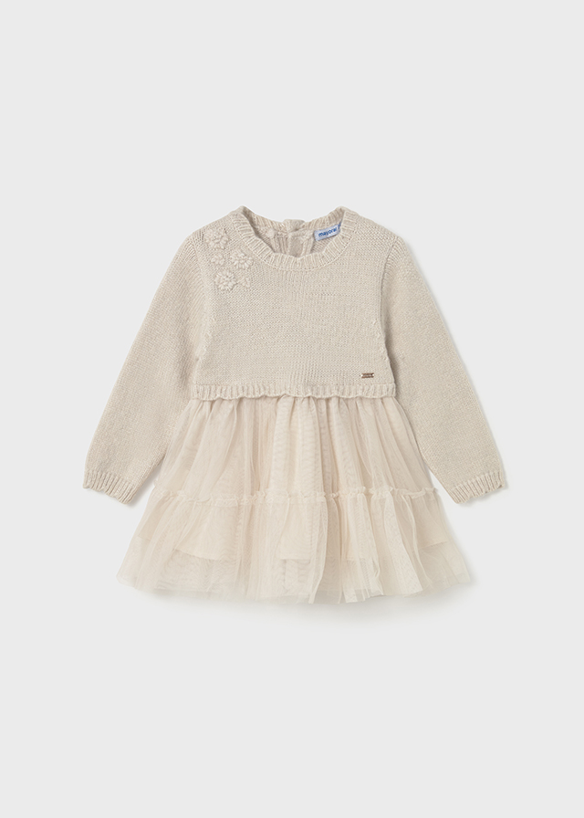 Mayoral Dress - Sand