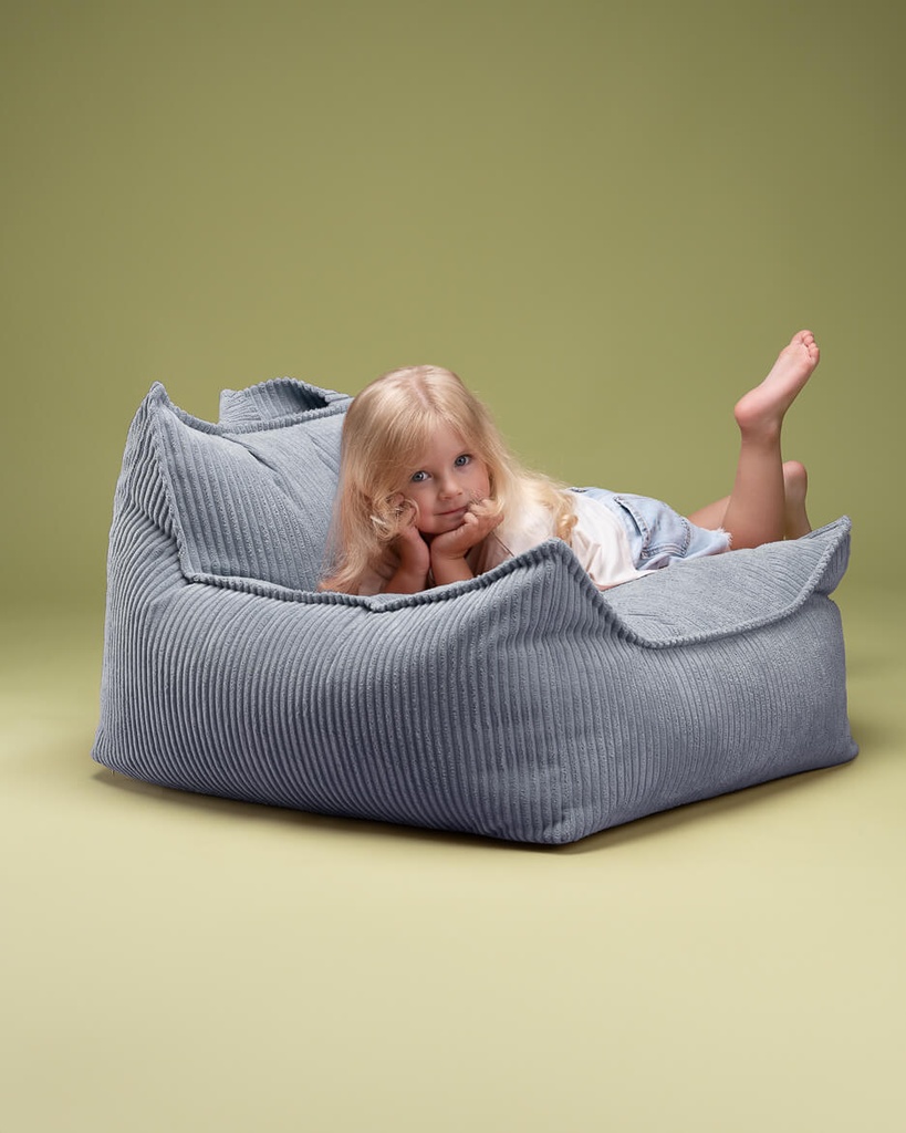 WigiWama Blueberry Blue Beanbag Chair