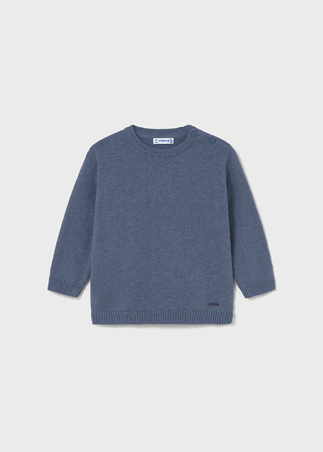 Mayoral Basic crew neck jumper - Dark blue