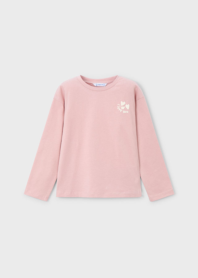 Mayoral Long Sleeve t-shirt - Nude