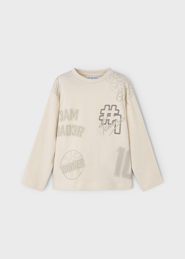 Mayoral Long Sleeve t-shirt - CEREAL
