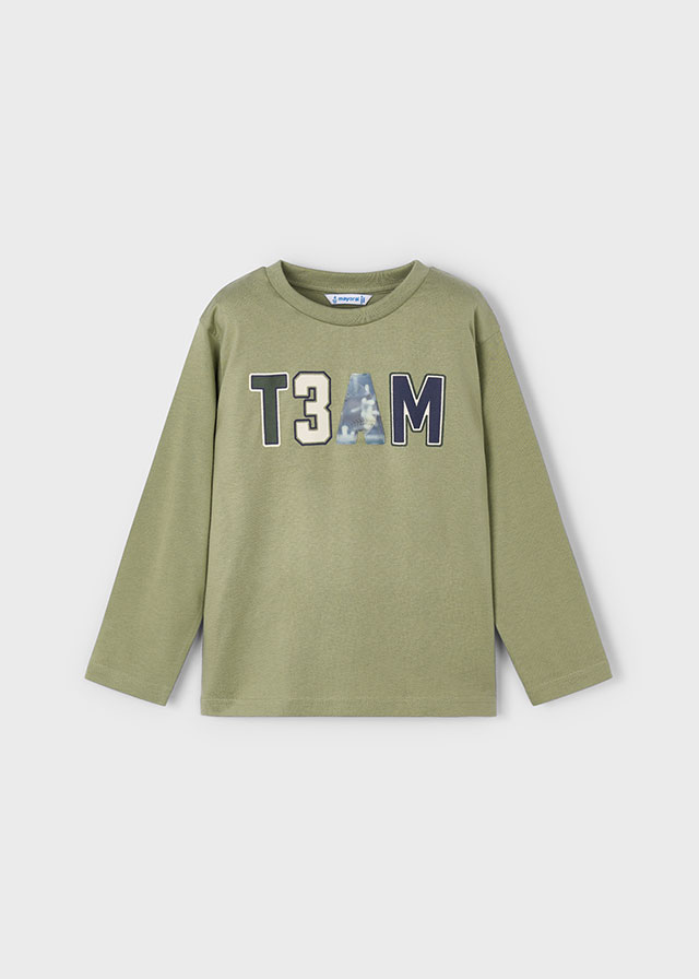 Mayoral Long Sleeve t-shirt - Pistachio