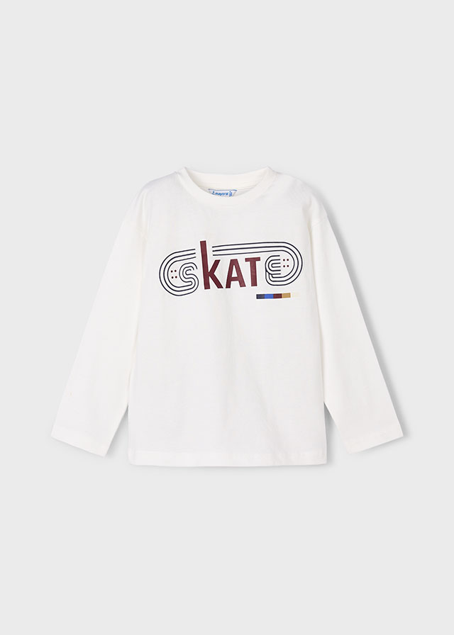 Mayoral Long Sleeve t-shirt - Cream