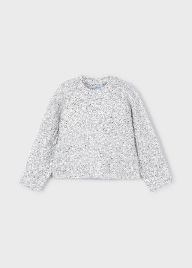 Mayoral Sequins sweater - Silver