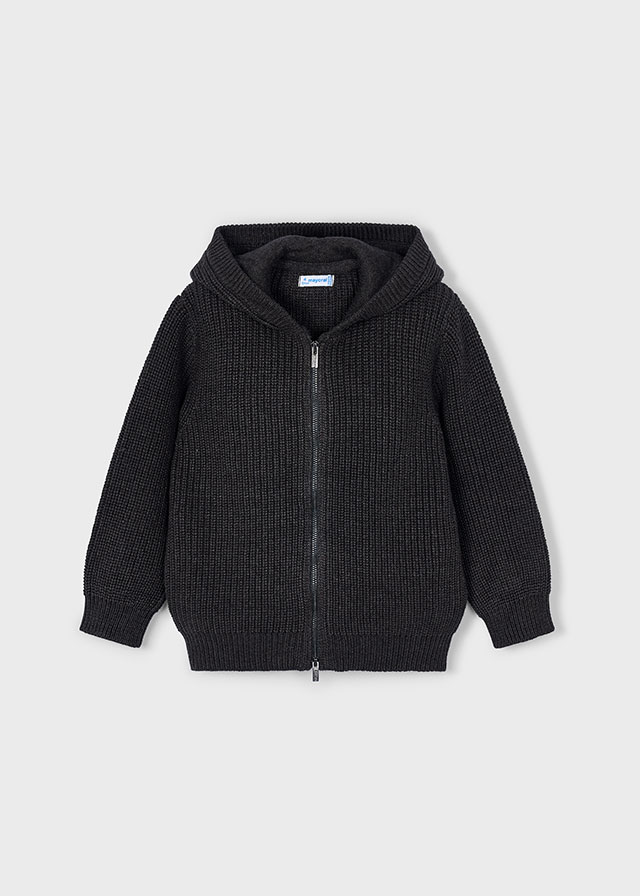 Mayoral Knitting pullover with hood - H. Shadow