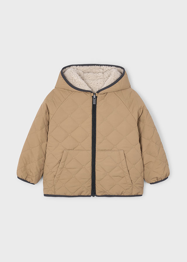 Mayoral Reversible coat - Caramel