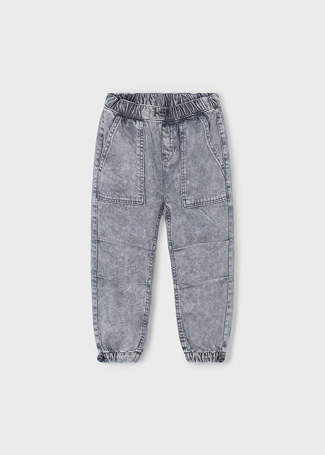 Mayoral Parachute denim pants - Gray