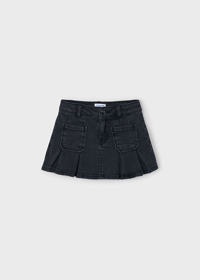 Mayoral Denim skirt - Gray black