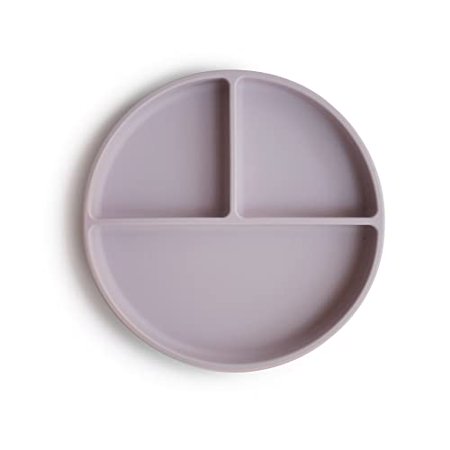 Mushie Suction Silicone Plate Lilac
