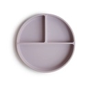 Mushie Suction Silicone Plate Lilac
