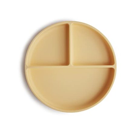 Mushie Silicone Suction Plate Daffodil 