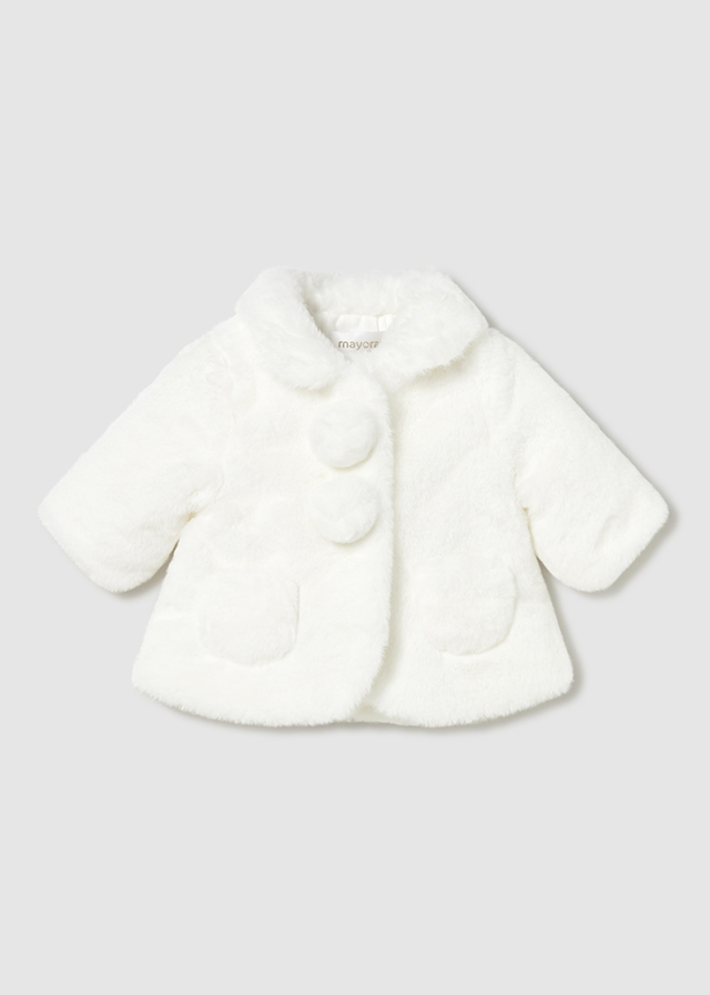 Mayoral Fur coat - Natural
