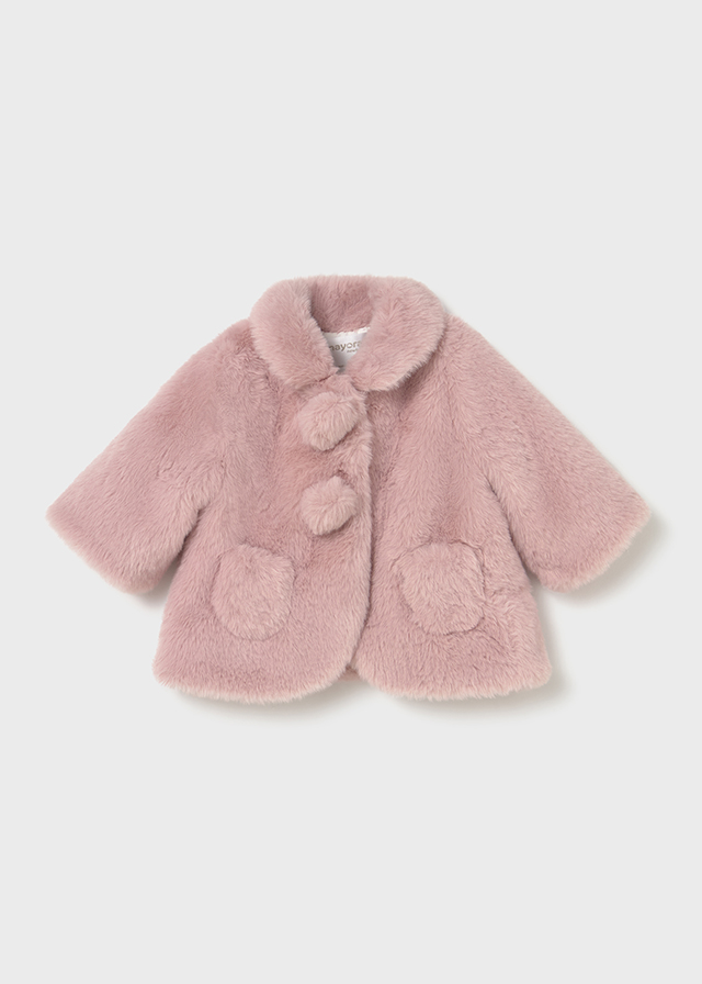 Mayoral Fur coat - Petal
