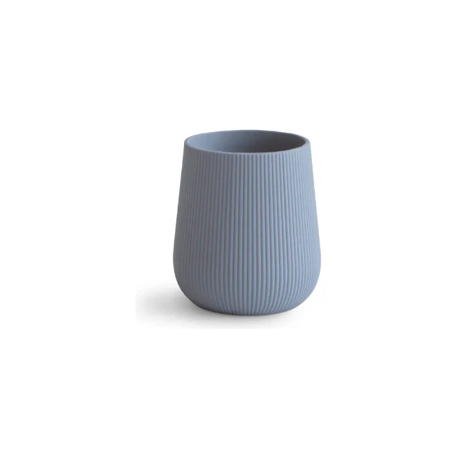 Mushie silicone starter cup - Blue
