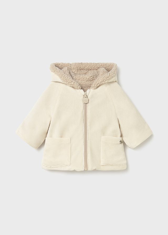 Mayoral Reversible shearling coat - Pottery