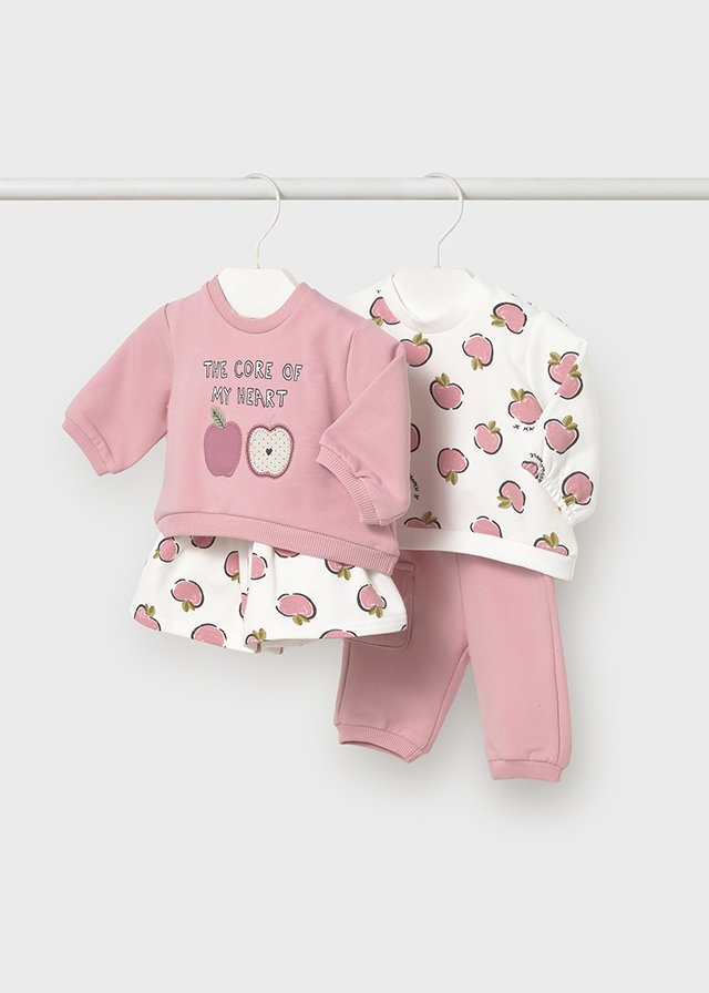 Mayoral Knit set (4 garments) - Orchid