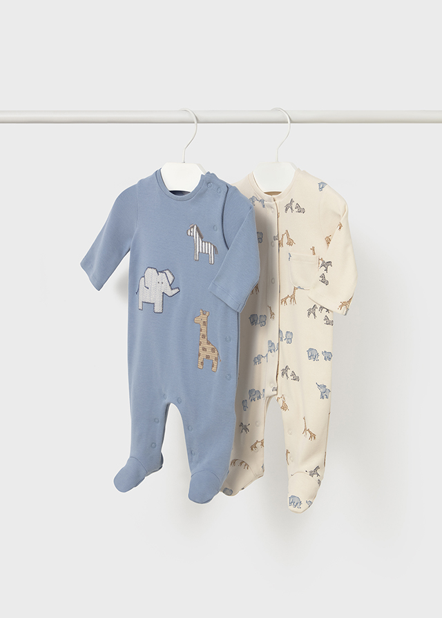 Mayoral Set of 2 bodysuit - Blue bell