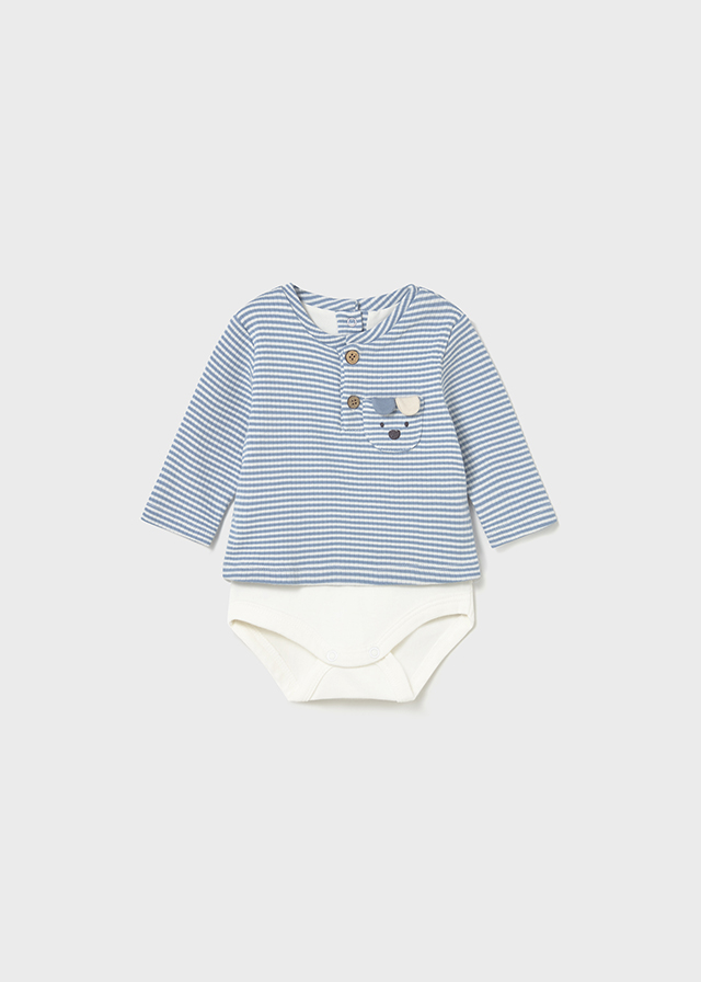 Mayoral Bodysuit shirt - Blue bell