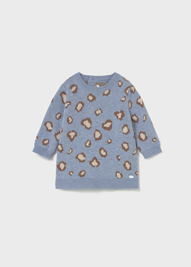 Mayoral Knit dress - H. Skyblue