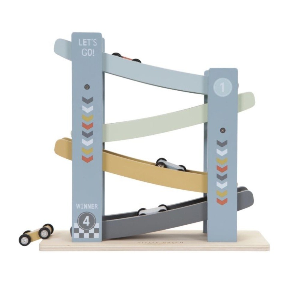 Little Dutch Ramp Racer Cars - Blue 