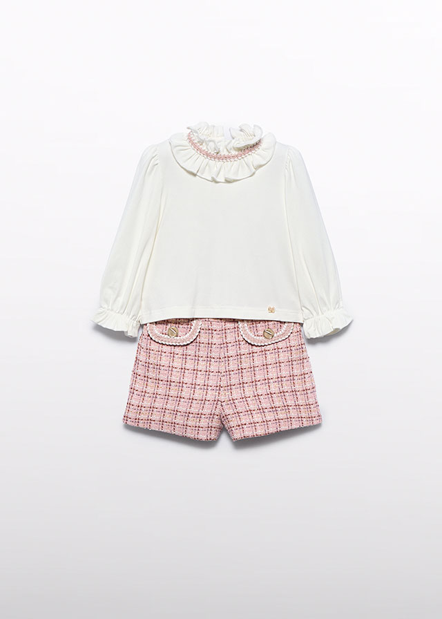 Abel & Lula Bermuda set - Petal 5710