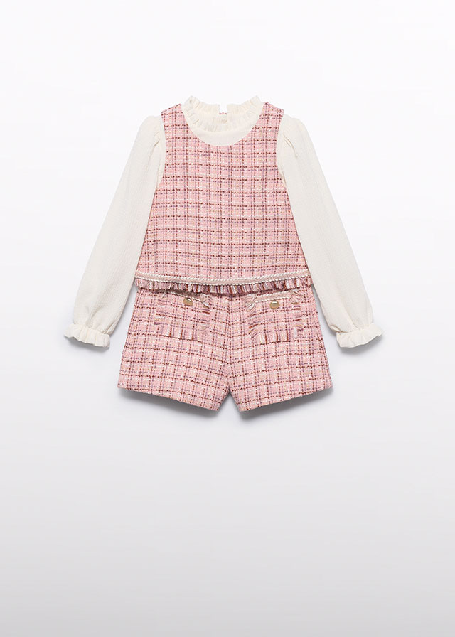 Abel & Lula Bermuda set - Petal