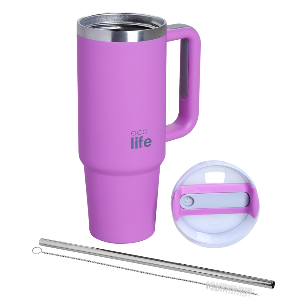 Eco Life Tumbler 900ml Purple  