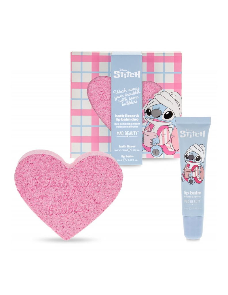 Mad Beauty Stitch Pamper Fizzer & Lip Balm