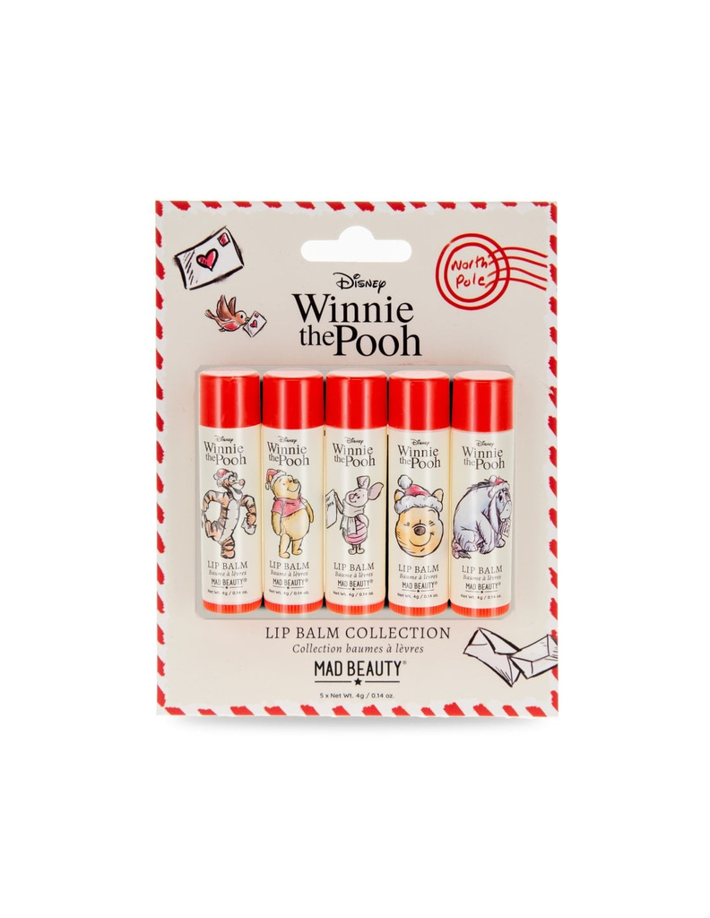 Mad Beauty Winnie the Pooh Festive Lip Balm Collection 