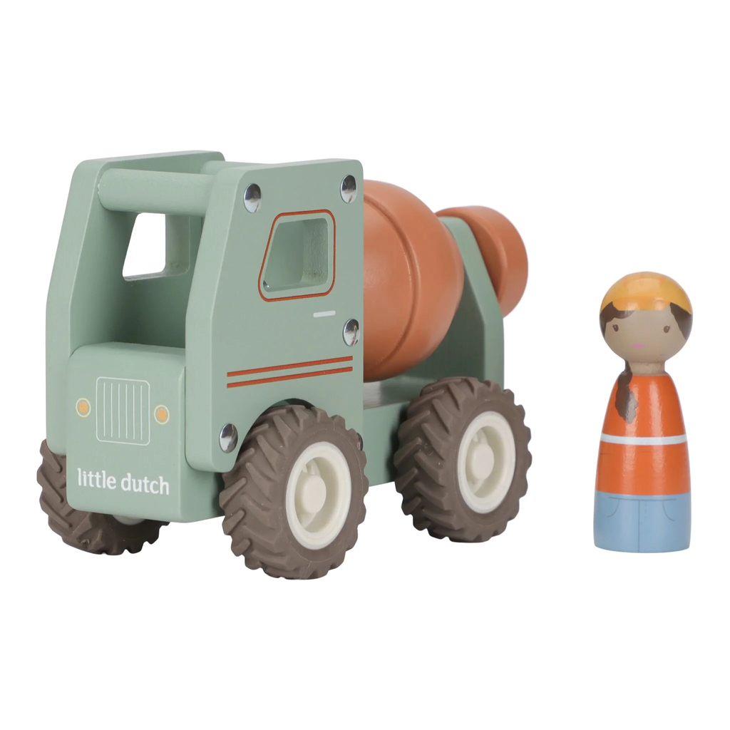Little Dutch - Wooden cement mixer FSC