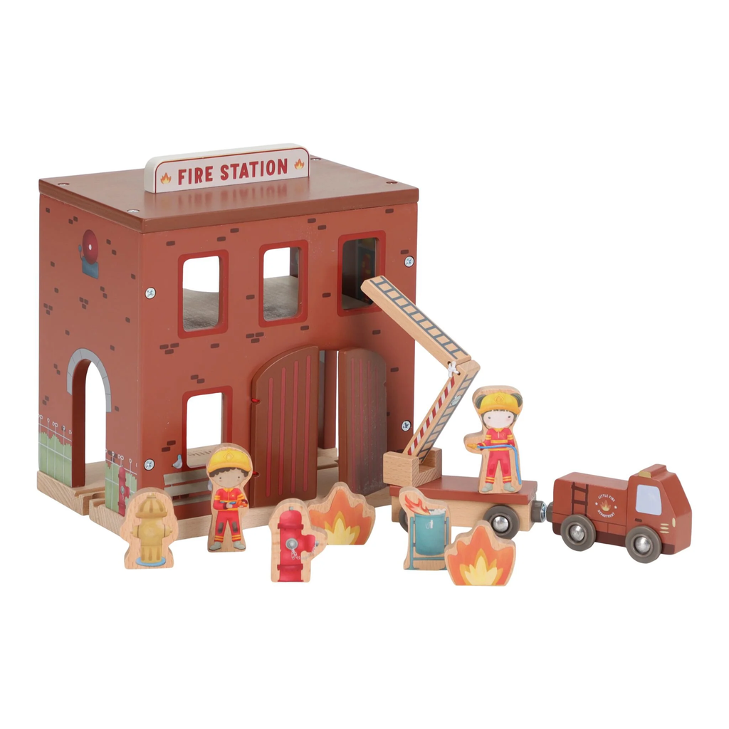 Little Dutch - Wooden fire station FSC