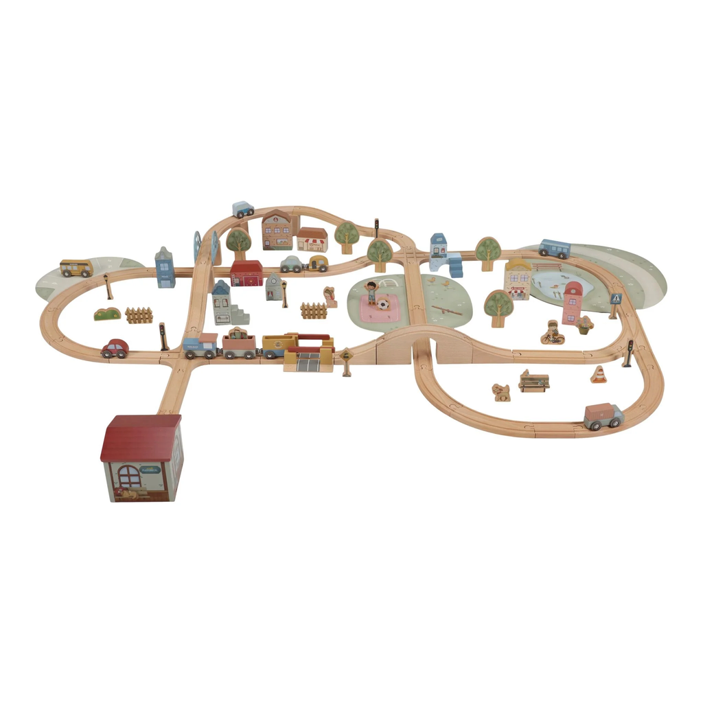 Little Dutch - Train play set with tracks and vehicles XL FSC