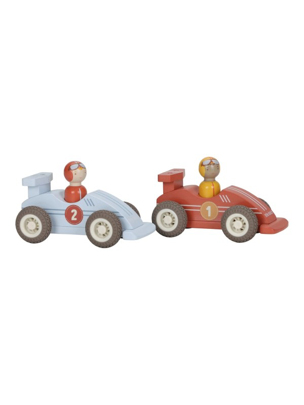 Little Dutch - Wooden pull-back racing cars FSC
