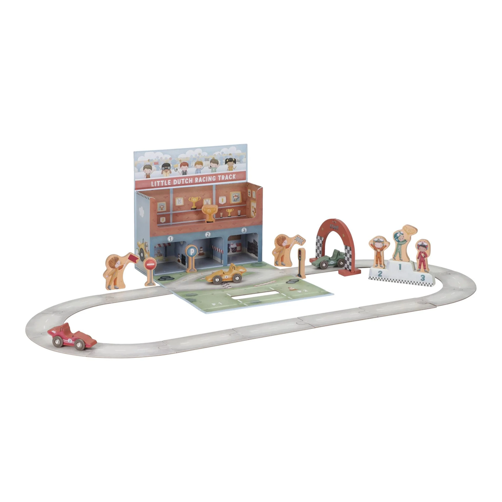 Little Dutch - Play suitcase with race track FSC