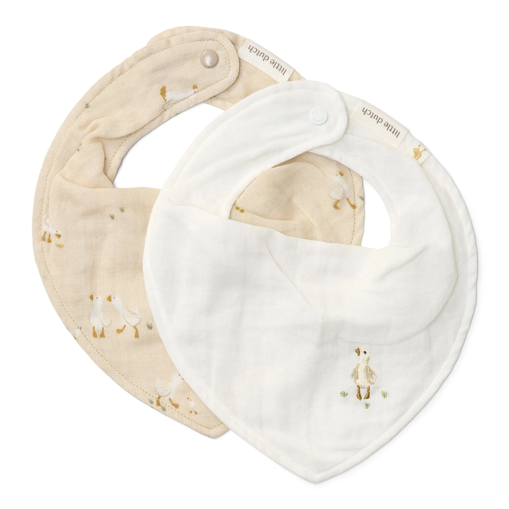 Little Dutch - Set of 2 bib bandanas Little Goose