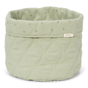 Little Dutch - Large quilted changing basket Pure Sage