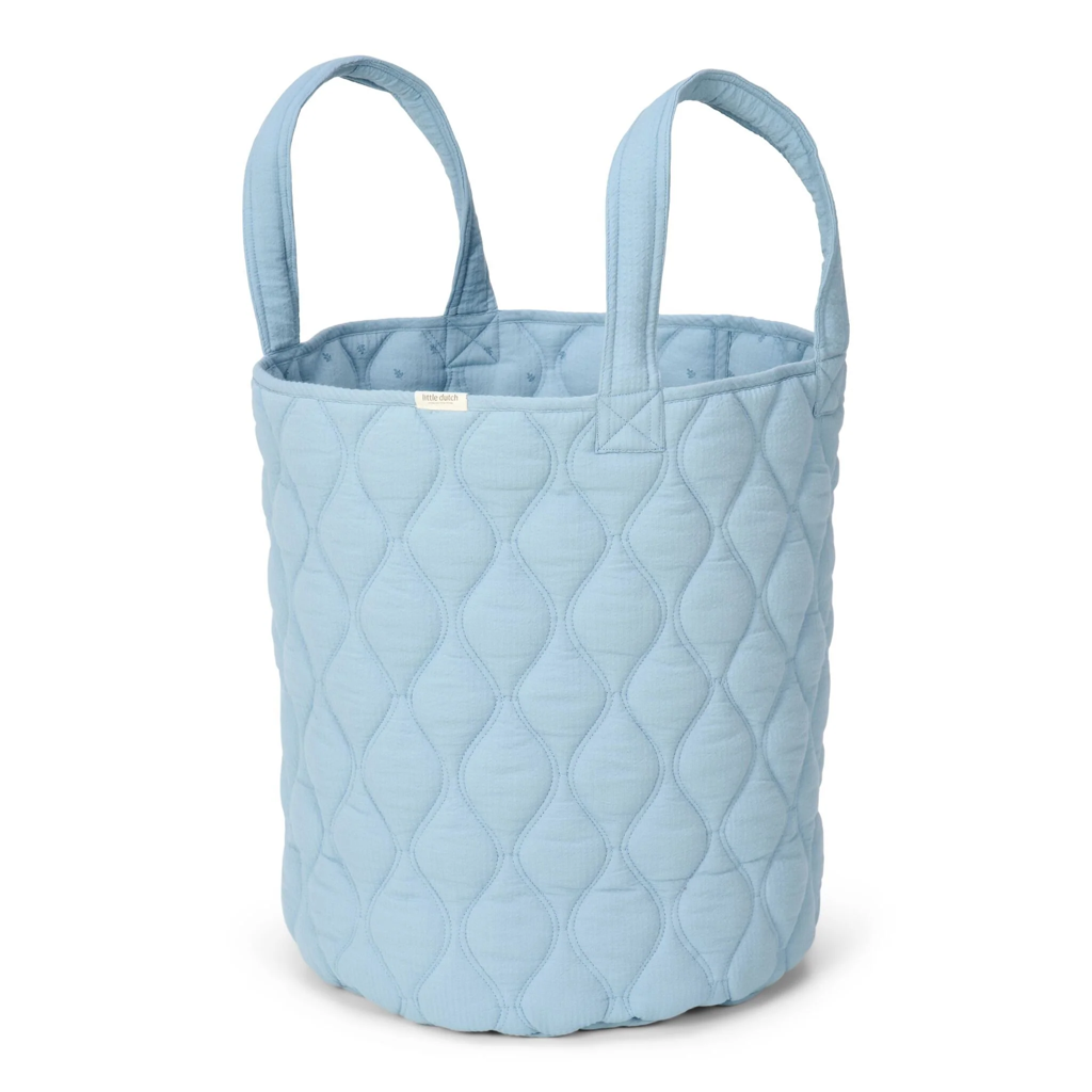 Little Dutch - Large storage basket Pure Denim Blue