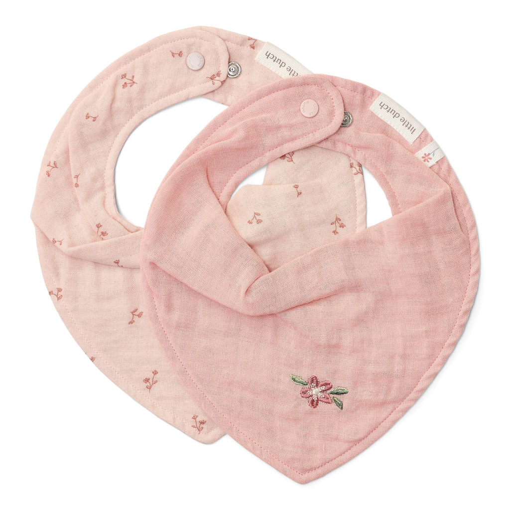 Little Dutch - Set of 2 bib bandanas Pure Blossom