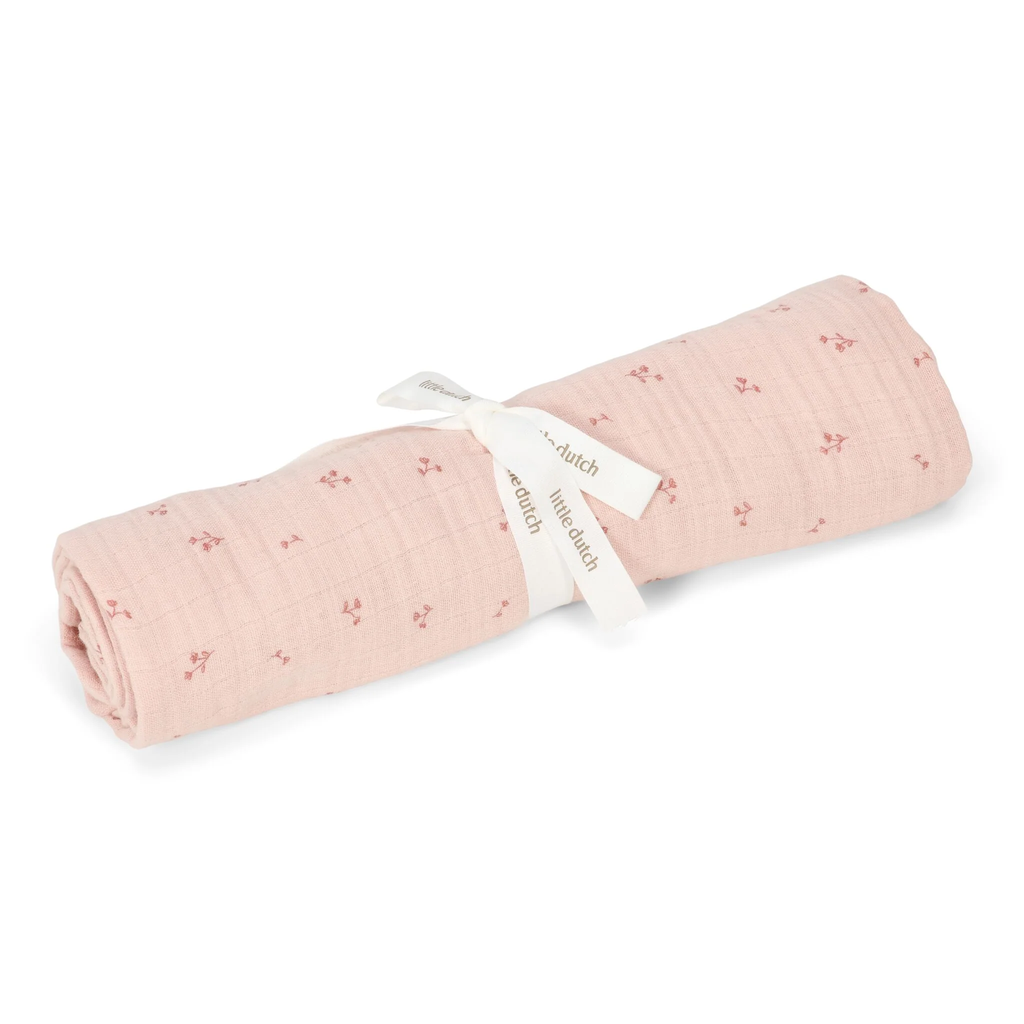 Little Dutch - Muslin swaddle blanket Pure Blossom 120x120